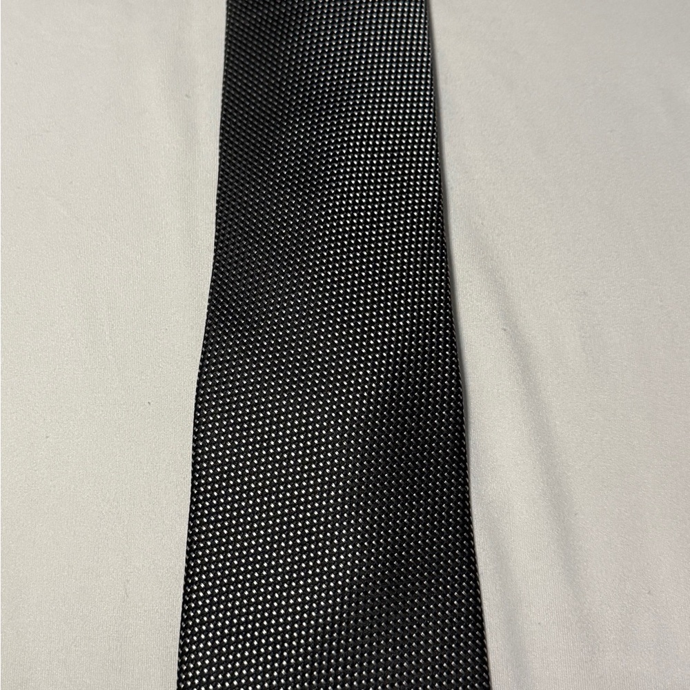 Michael Kors Black Micro-Dot Silk Tie